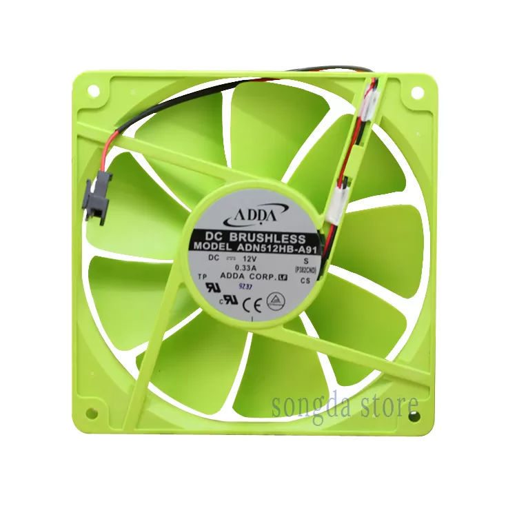 New ADDA ADN512HB-A91 135*135*25mm 13525 13.5cm DC 12V dual ball bearing cooling fan
