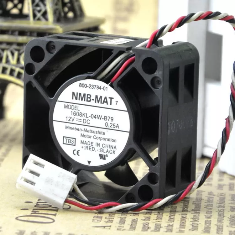 NMB 1608kl-04w-b79-tb3 12V 0.25A  router cooling fan