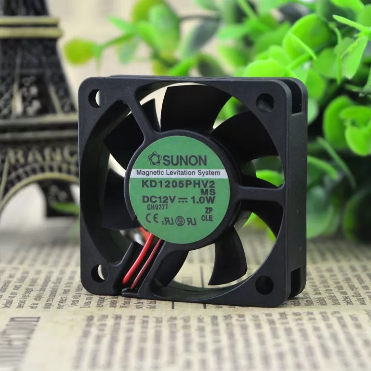 SUNON KD15PHV2 DC12V 1.0W 5cm 3wire silence cooling fan