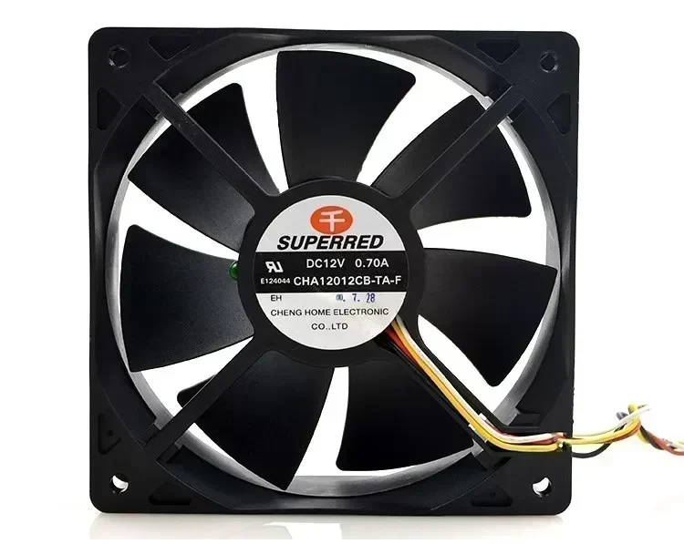 SUPERRED CHA112CB-TA-F 12V 0.70A 12CM 4-wire cooling fan