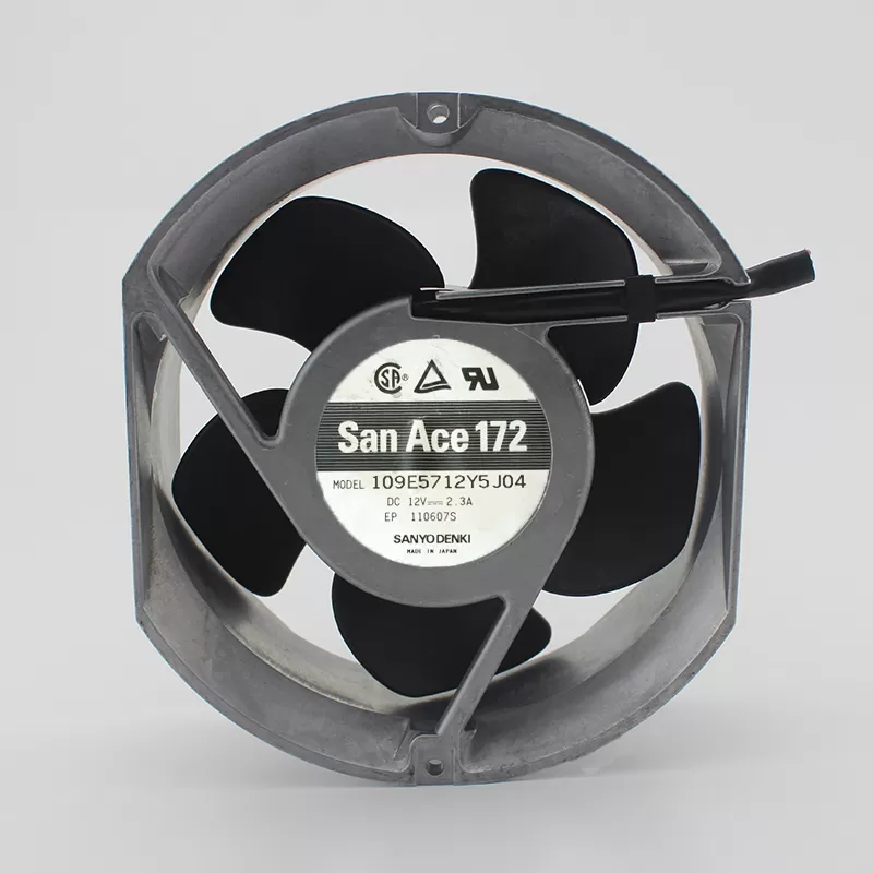 San Ace 172 109E5712Y5J04 17cm 12v 2.3A large wind metal cooling fan