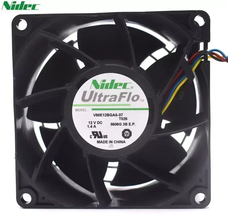 NIDEC V80E12BGA5-07 12V 1.4A intelligent cooling fan