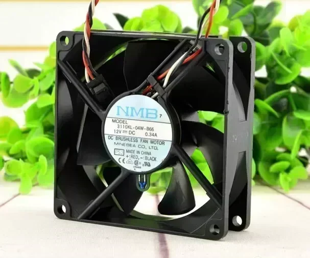NMB 3110KL-04W-B66 DC12V 0.34A Double ball bearing fan