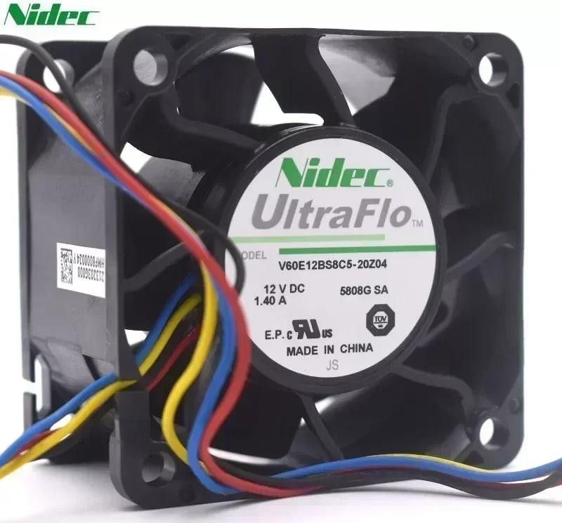 Nidec V60E12BS8C5 V60E12BS8C5-Z04 12V 1.40A cooling fan
