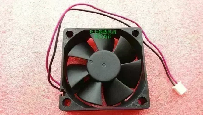 RUILIAN SCIENCE RDH6015B1 DC12V 0.17A 2 wire double ball cooling fan