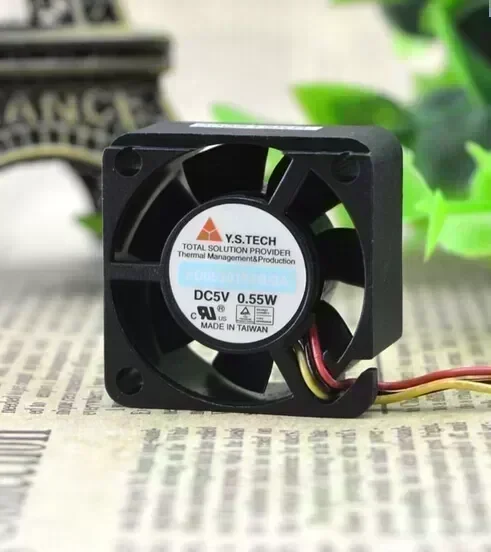 Y.S.TECH FD0530154B-2A DC5V 0.55W cooling fan