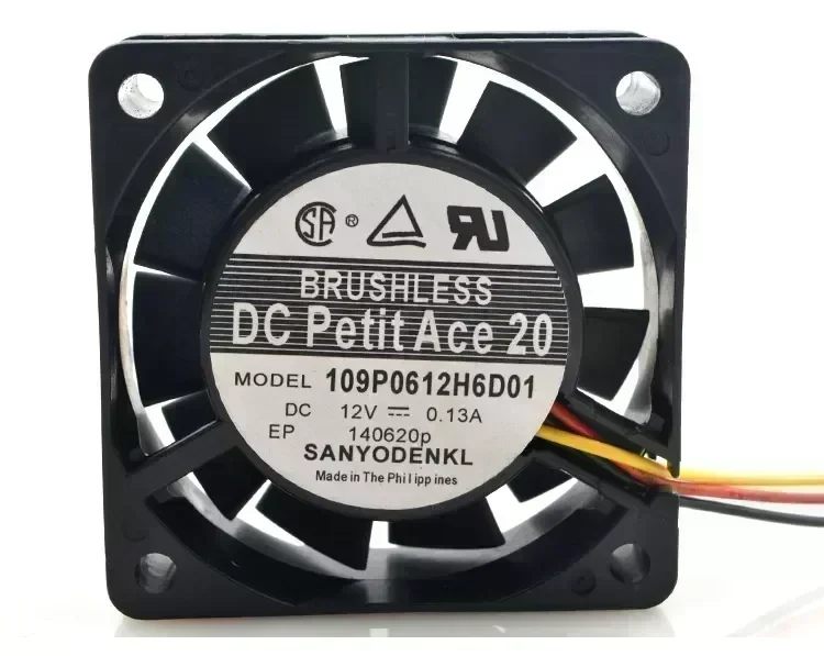 SANYO 109P0612H6D01 12V 0.13A 6CM cooling fan