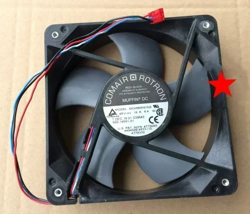 Comair Rotron MC48B6NDNX DC48V 0.18A 8.4W  3-wire cooling fan