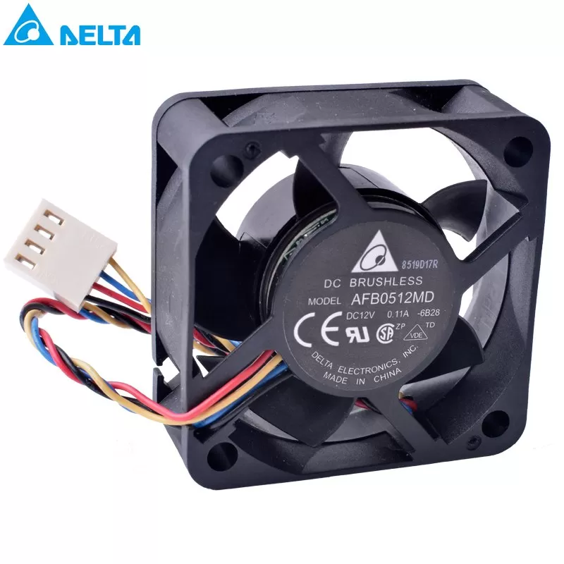 DELTA AFB0512MD 12V 0.11A 4-wire double ball bearing cooling fan