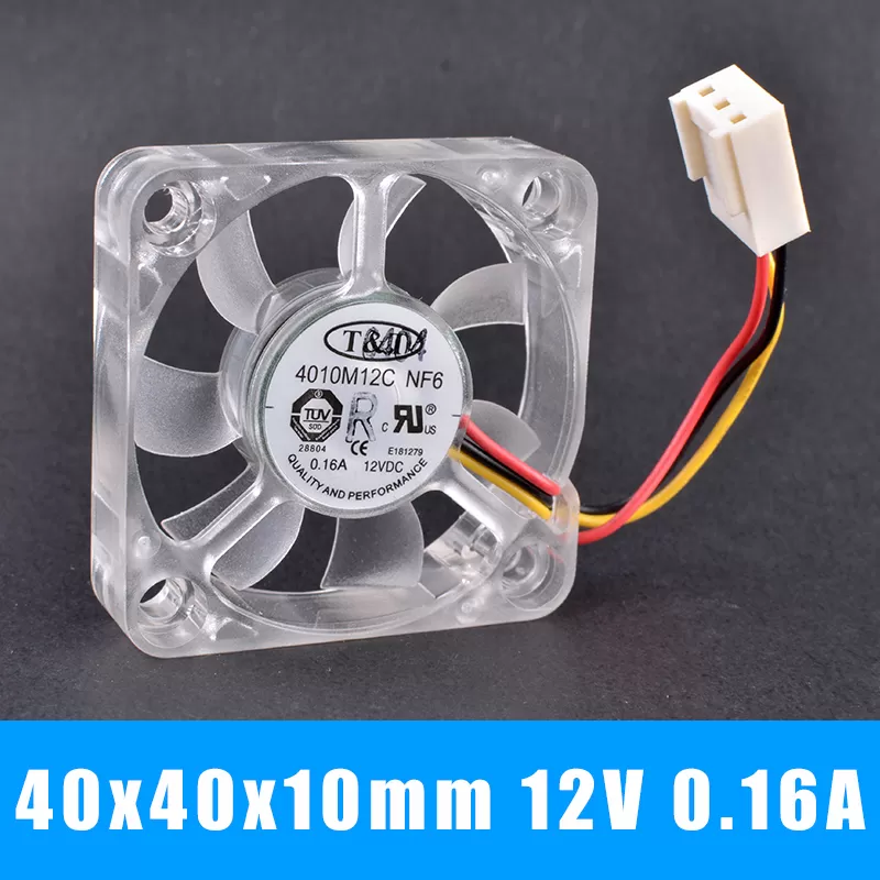 T&T 4010M12C NF6 12V 0.16A Ball bearing North and South Bridge cooling fan