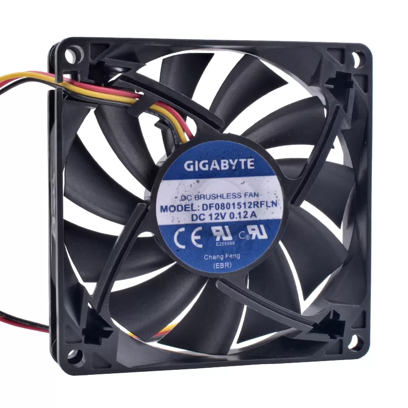 GIGABYTE DF0801512RFLN 12V DC BRUSHLESS FAN