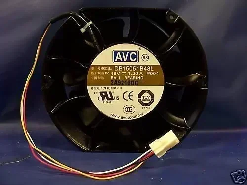AVC DB15051B48L P004 DC48V 1.20A  BALL BEARING FAN