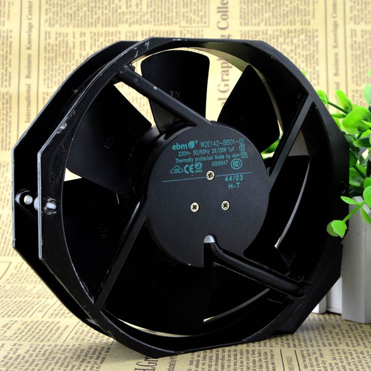 EBMPAPST  W2E142-BB01-01 AC230V 29/28W  cooling fan