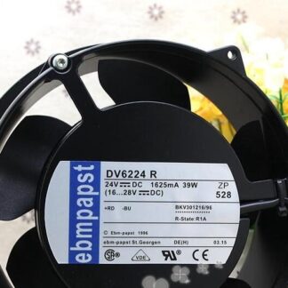 Ebmpapst DV6224R 24V 39W 1.625A 172*51MM the inverter fan ACS800 DV 6224 R