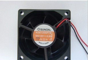 New Original   Sunon KDE1206PTB1  DC12V      Fan