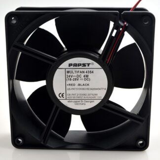 New original PAPST MULTIFAN 4354 120X120X38MM 4354 24V 4W 12038 12CM converter axial flow fan