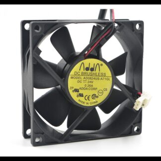 Original ADDA AD0824UB-A71GL 8025 8cm 24V 0.26A fans