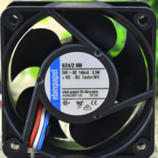 Original Ebmpapst 624/2 HH 24V 3.5W Cooling fan