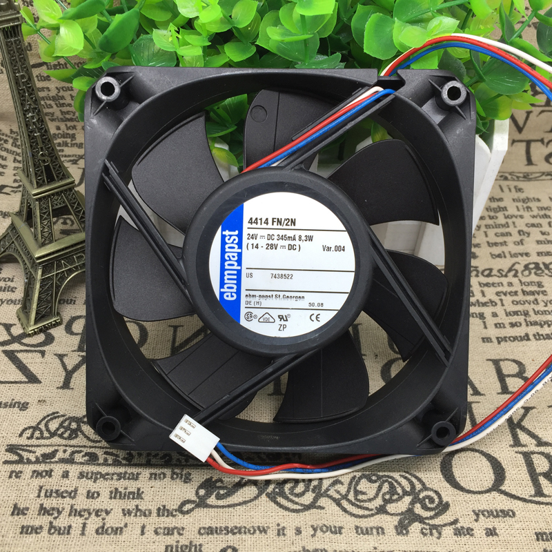 Original ebmpapst 4414FN/2HP 24v 500mA 12W fan