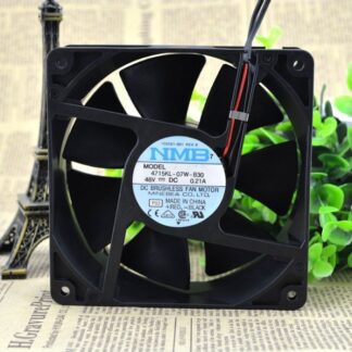 Original NMB-MAT 4715KL-07W-B30 48V 0.21A 12038 12CM control speed fan