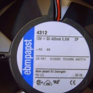 Original ebmpapst 4312 12032 12V cooling fan