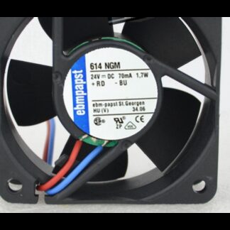 Original ebmpapst TYP 614NGM 6025 24V 1.7W fan