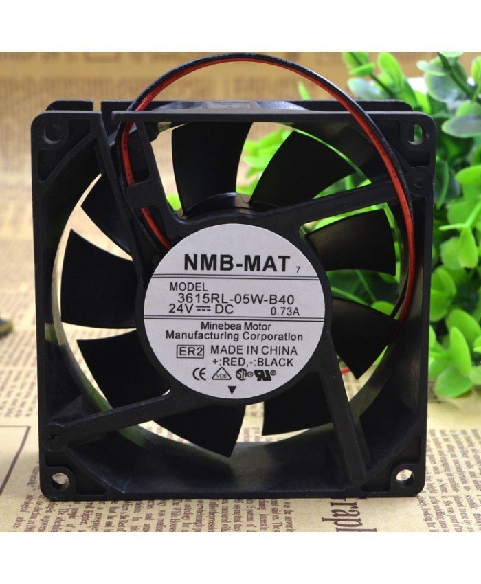 Original NMB-MAT 3615RL-05W-B40 9038 9CM 24V 0.73A control speed fan