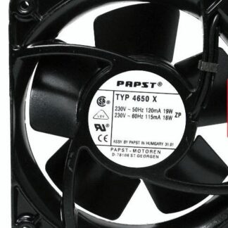 PAPST 12038 TYP4650X 230V~50Hz 19W 230V~60Hz 18W Cooling Fan