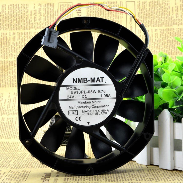 Original   NMB 5910PL-05W-B76 24V 1.95A 17025  server fan