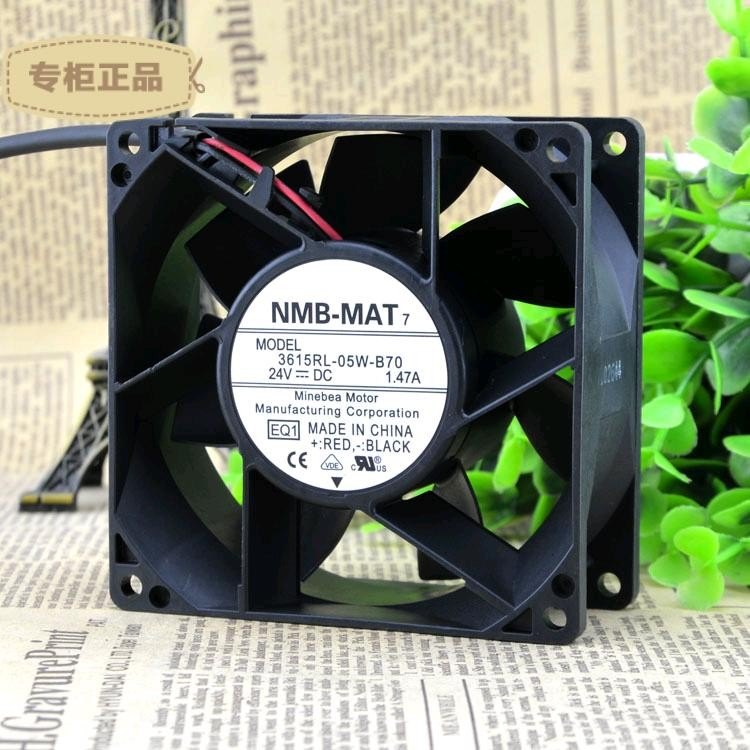 NMB 615RL-05W-B70-E00   24VDC 92X38.4MM 7200RPM   cooling   fan