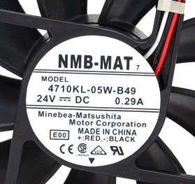 NMB-MAT7 4710KL-05W-B49 24V 0.29A 12025 cooling fan