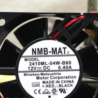 Original  NMB-MAT   2410ML-04W-B60 12VDC 0.40A  60×60×25  fan