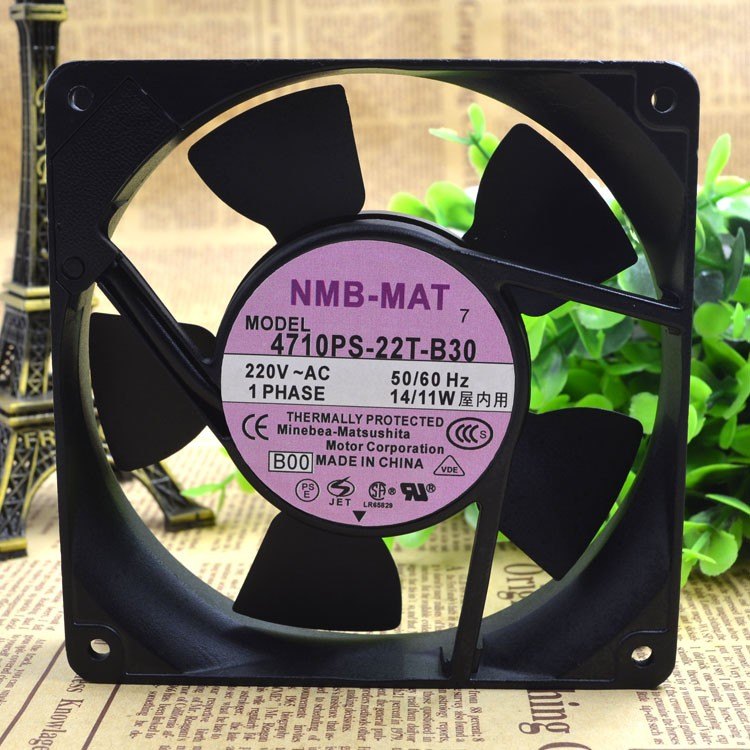 Original  NMB-MAT  4710PS-22T-B30   AC220V  14/11W    fan