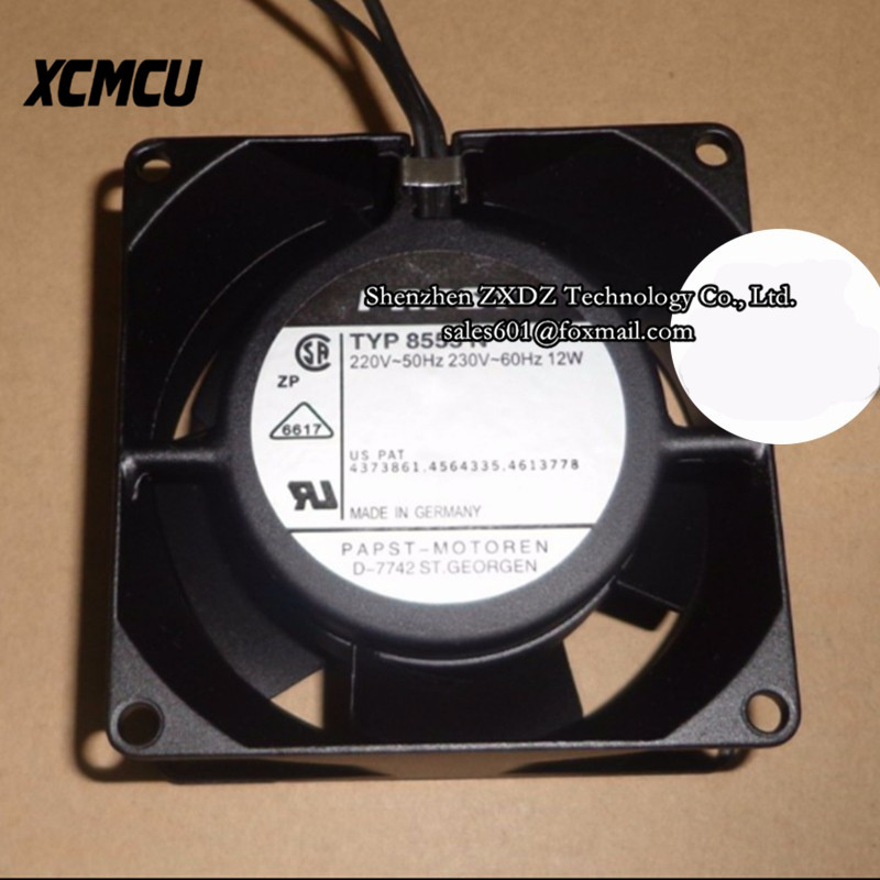 New original TYP 8555N 8CM / cm 220v / 230v all-metal high temperature fan / AC axial fan