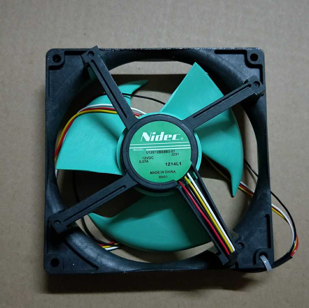 Nidec new version U12E12BS8B3-57 J231 vs U12E12BS8F3-57 12V 0.07A Waterproof Silent Cooling Fan