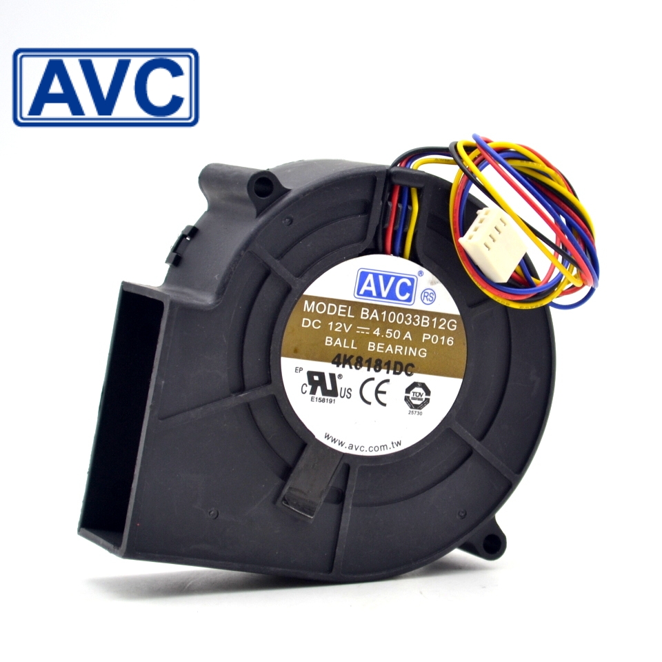 AVC BA10033B12G DC12V 4.5A super violent Blower air dryer exhaust fan