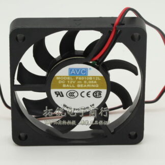 Original AVC F6010B12L 6010 6CM 60x60x10mm DC 12V 0.08A silent quiet server inverter cooling fan