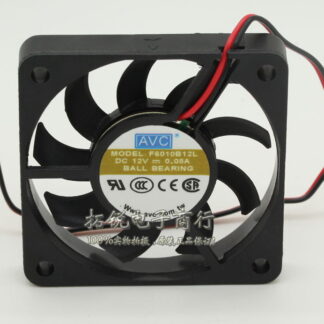 Original AVC DA06010B12U DC 12V 0.40A 6CM 6010 60x60x10mm 3-wires dual ball bearing cooling fan