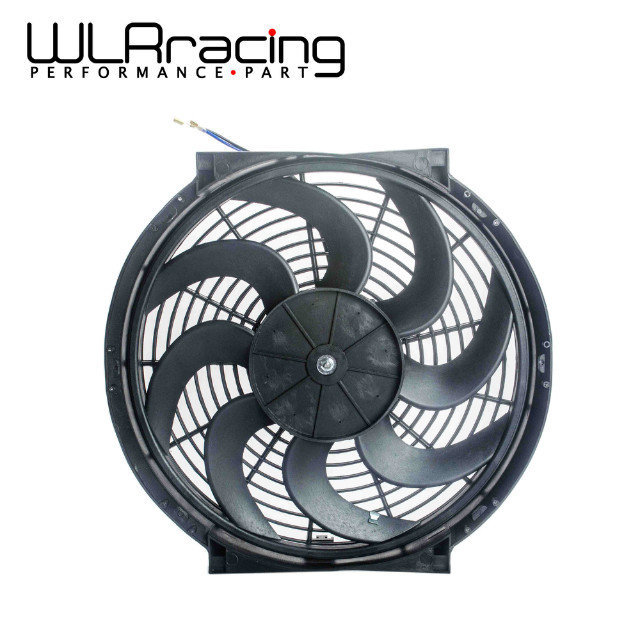 WLR - 14 Inch Universal 12V 90W Slim Reversible Electric Radiator AUTO FAN Push Pull With mounting kit Type S 14" WLR-FAN14