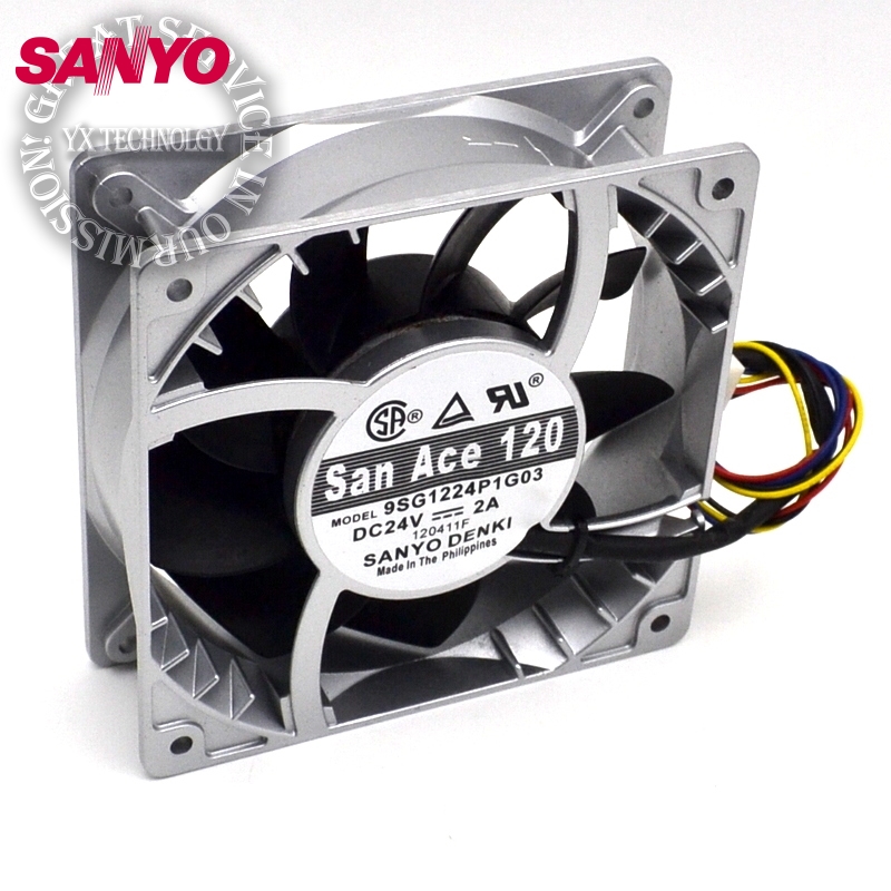 For PELKOMOTORS K1238H24BPCB1-7 24V 0.96A 120*120*38mm 2pin cooling fan