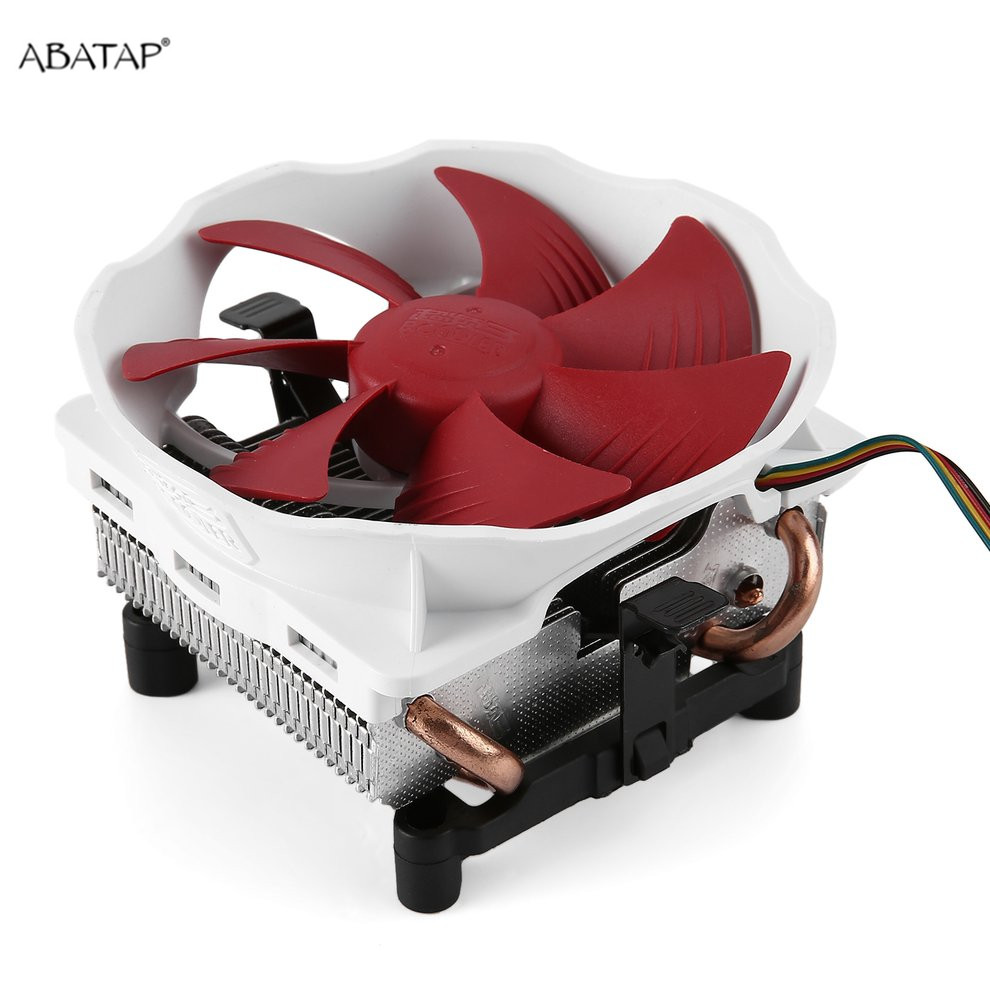 Low Noise Quiet PC Cooler CPU Cooling Fan High Airflow Aluminum Computer CPU Radiator 120mm Cooling Fan Copper Heatpipes V6