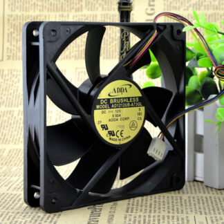 ADDA AD1212UB-A73GL 120*120*25 0.50A 12CM 4 line double ball large volume chassis fan