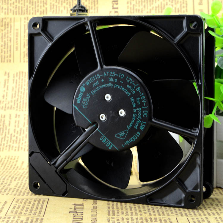Free Delivery. W1G115 AT25-10 13 w 12 v 12738 13 cm all metal high temperature fan line 3
