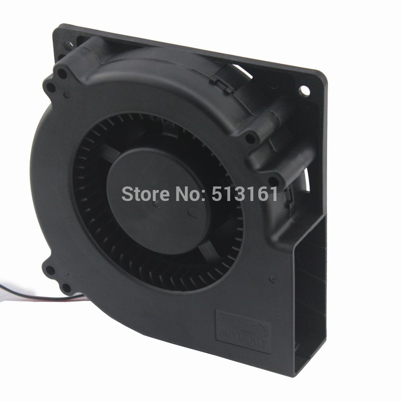 10Pcs Gdstime DC 48V Cooler 12032 Dual Ball Bearing 120mm x 32mm 12cm Brushless Cooling Turbo Blower Fan 120x120mm 0.35A 5 inch