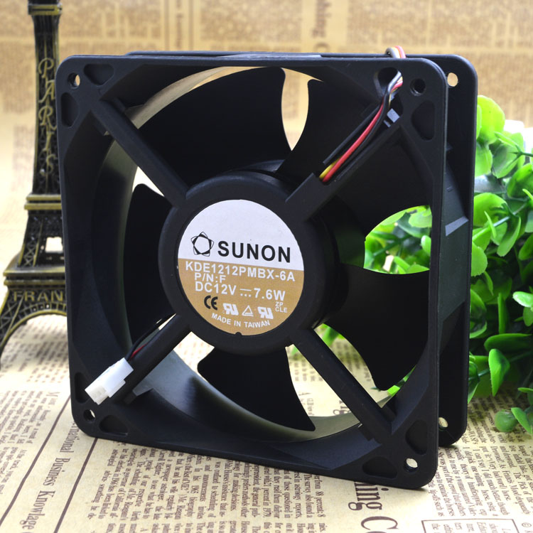 Free Delivery.KDE1212PMBX 12038-6 a 12 v 7.6 W axial chassis cooling fans