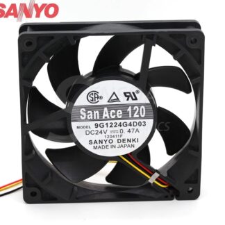 Sanyo 109R1224MH1D4 DC 24V 0.28A 120x120x38mm Server Square fan 3-wire