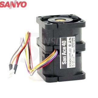 Original Sanyo 9CRA0412P5J22 DC 12V 1.4A 4056 4CM 40mm 1U case server inverter axial cooling fans cooler