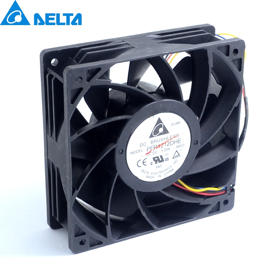 The original FBA12G12M 120*120*38 12cm 12V 0.45A converter chassis fan three line super mute