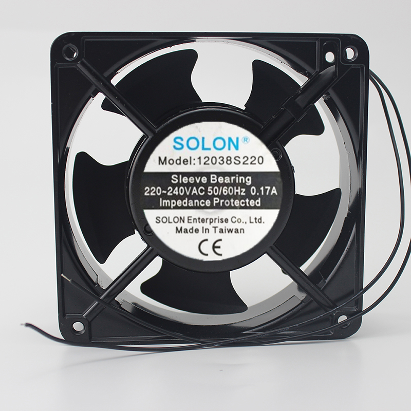 For SOLON 12cm Cabinet cooling fan 12038S220 0.12A 220V