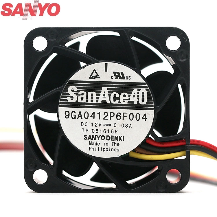 Original Sanyo 9GA0412P6F004 4020 12V 0.08A 40*40*20mm server cooling fan